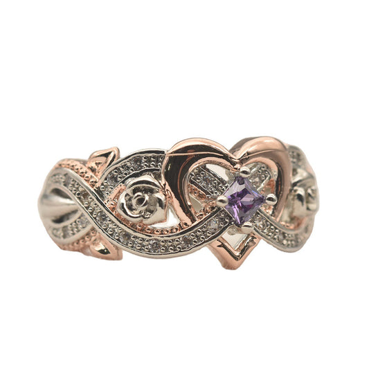 Eternal Heart Rose Ring – FIORENE