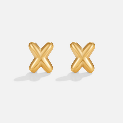 Gilded Balloon Letter Studs – FIORENE