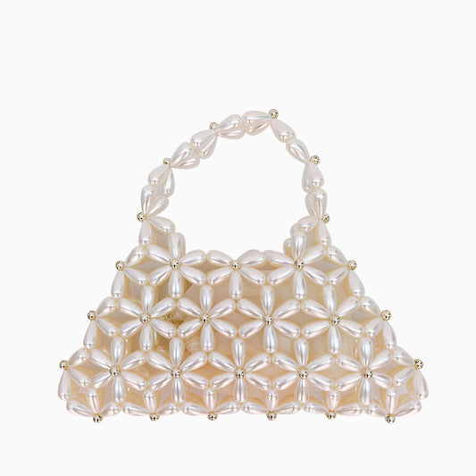 Petal Pearl Bloom Handbag – FIORENE