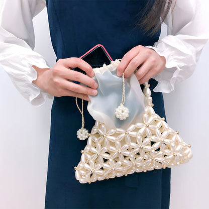 Petal Pearl Bloom Handbag – FIORENE