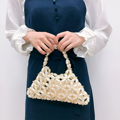 Petal Pearl Bloom Handbag – FIORENE