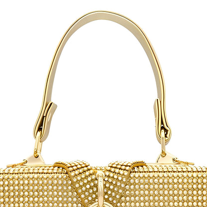 Golden Lock Radiance Clutch – FIORENE