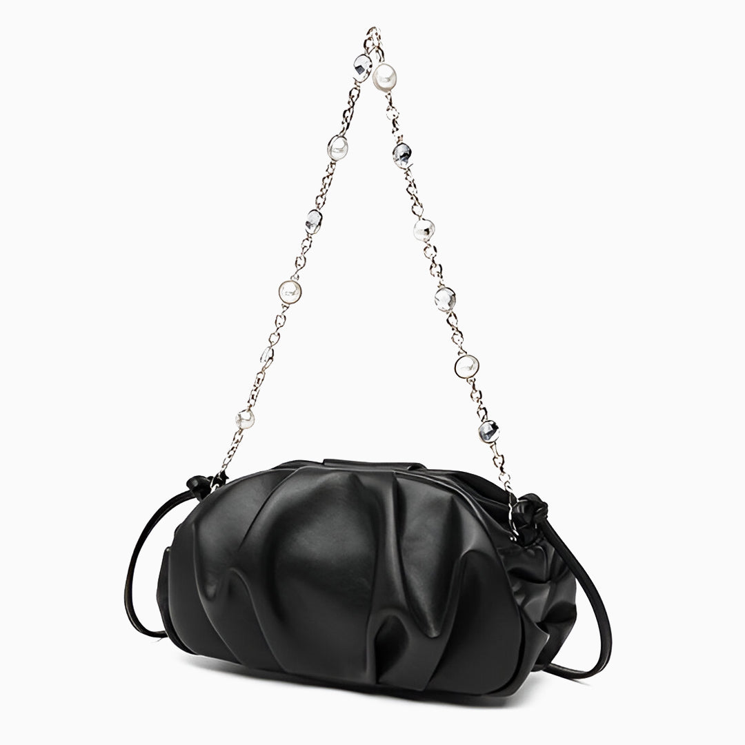 Pearl Chain Shoulder Bag - FIORENE