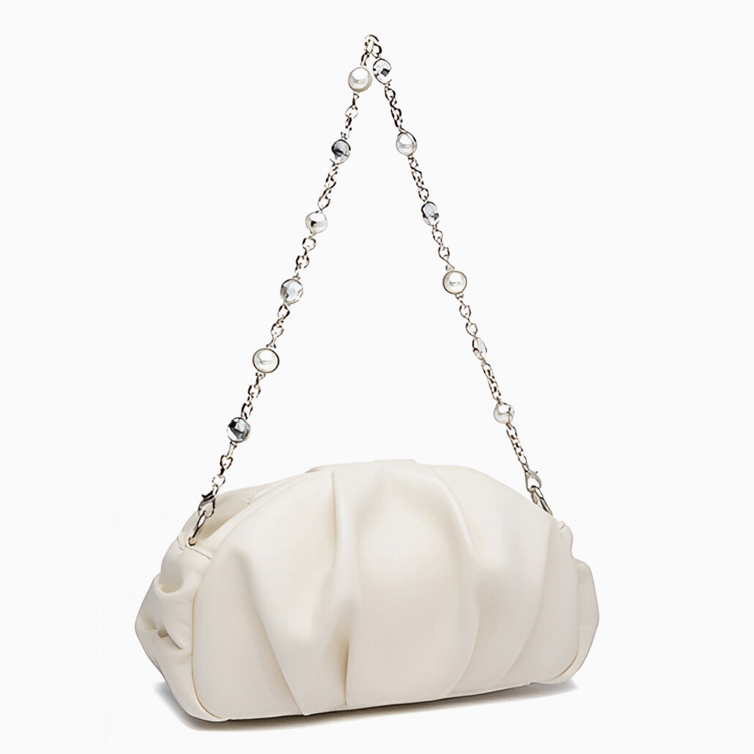 Pearl Chain Shoulder Bag - FIORENE