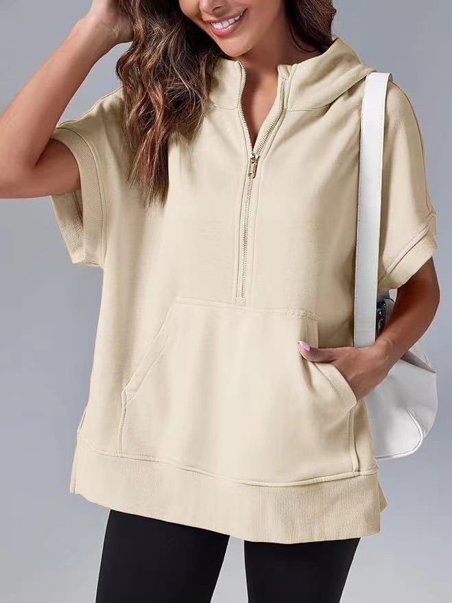 Oversized Half-Zip Pullover