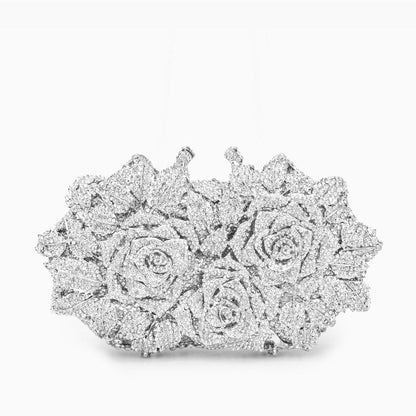 Crystal Rose Bloom Clutch – FIORENE