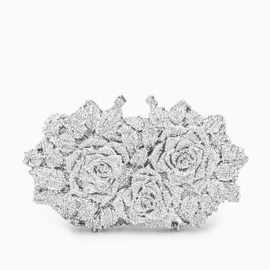 Crystal Roseraie Clutch – FIORENE
