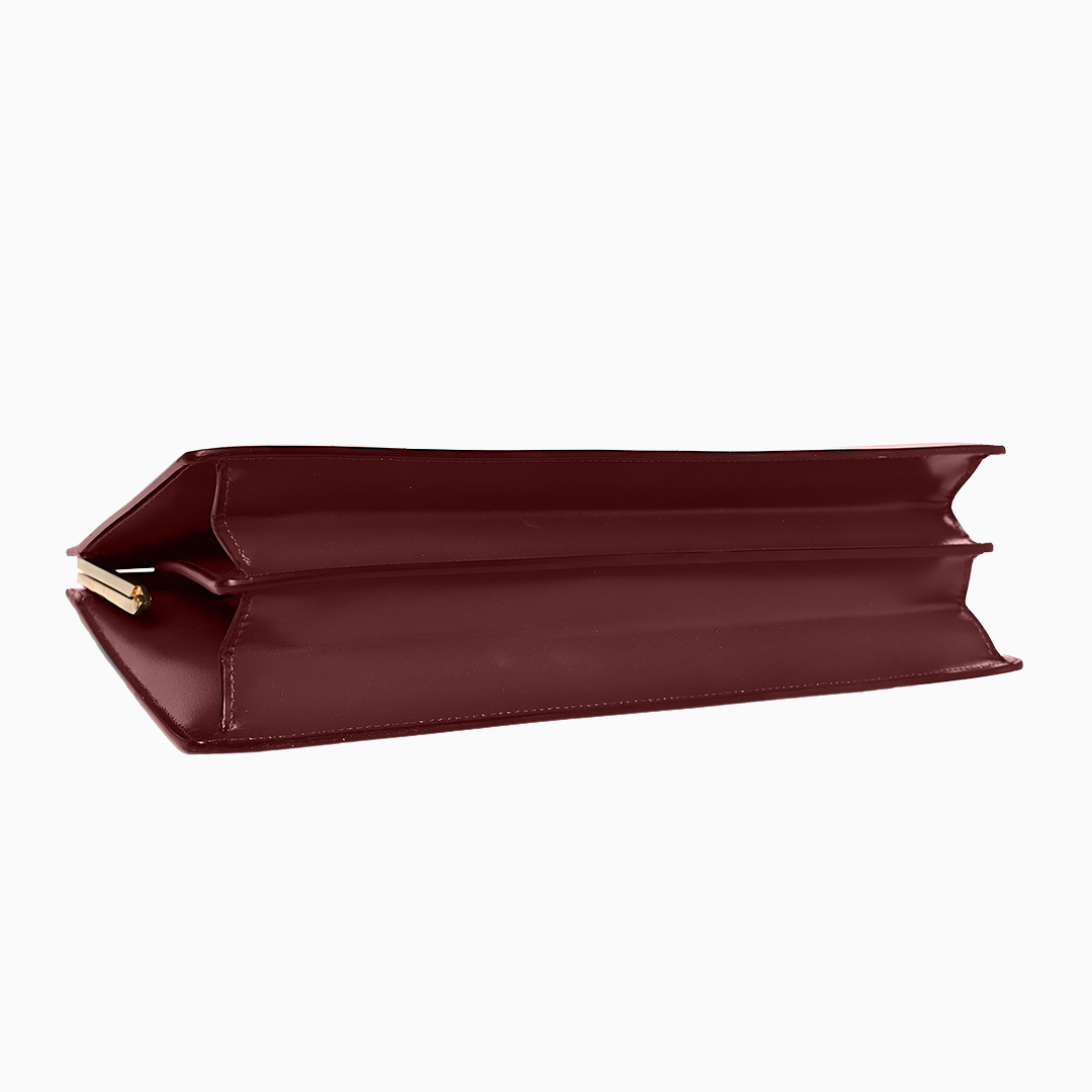 Burgundy Elegance Handbag – FIORENE