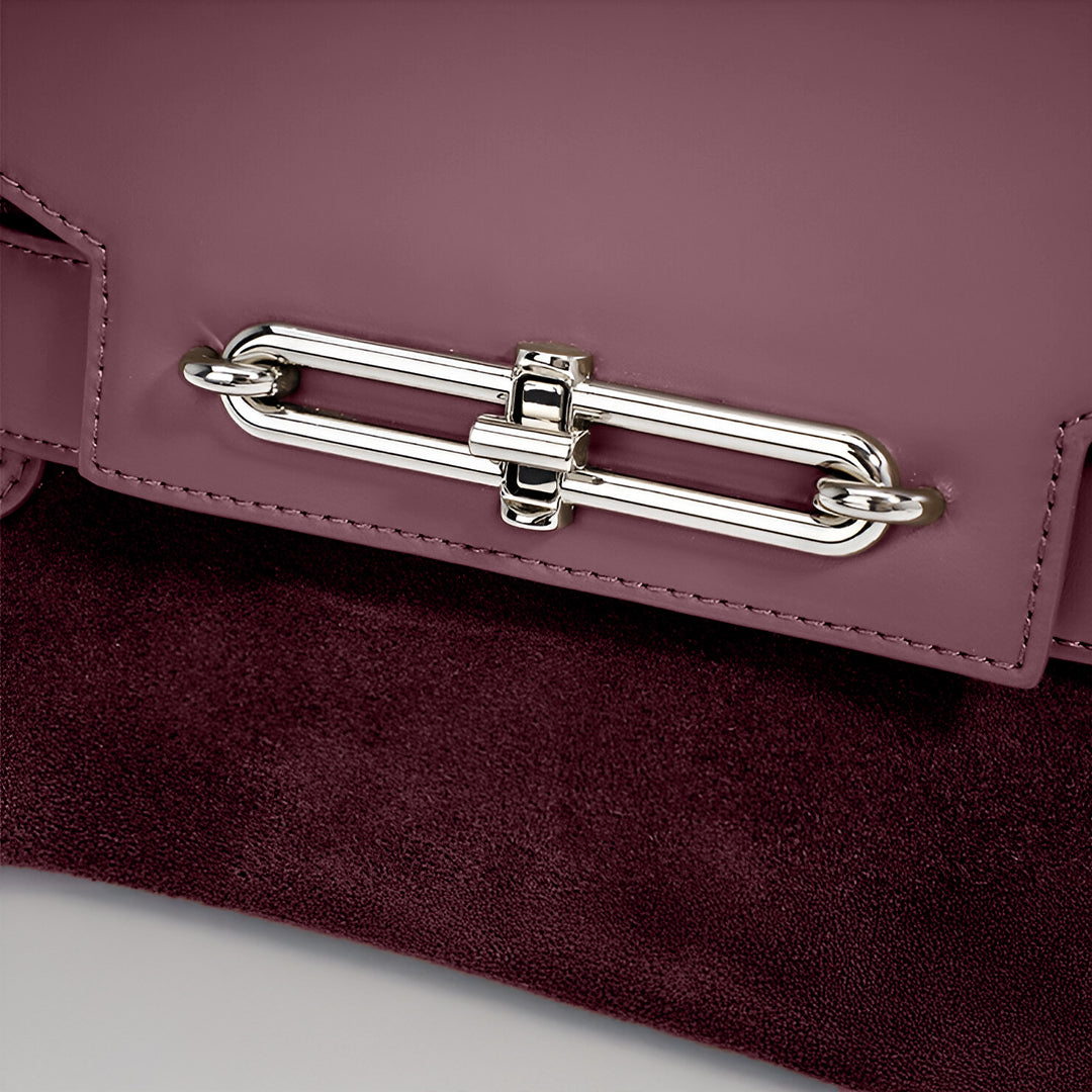 Merlot Velvet Handbag – FIORENE