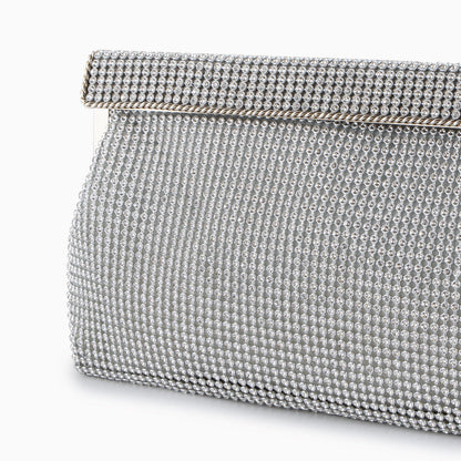 Golden Whisper Crystal Clutch – FIORENE