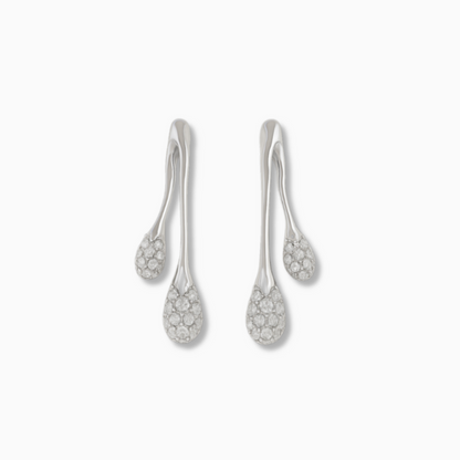Golden Dewdrop Drop Earrings – FIORENE