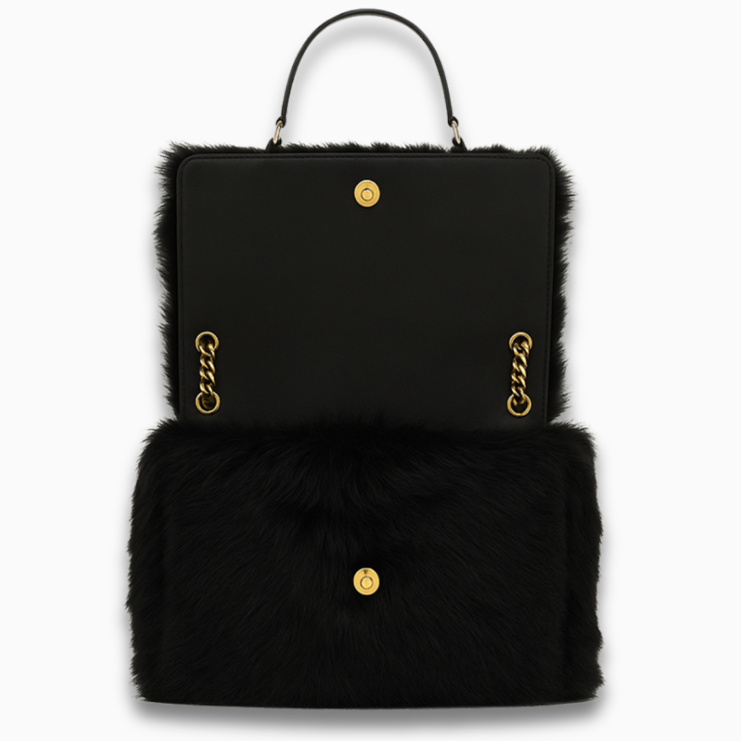 Velvet Noir Chain Bag – FIORENE
