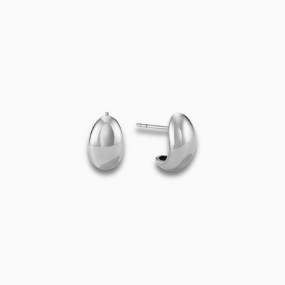 Soft Gold Dome Earrings – FIORENE