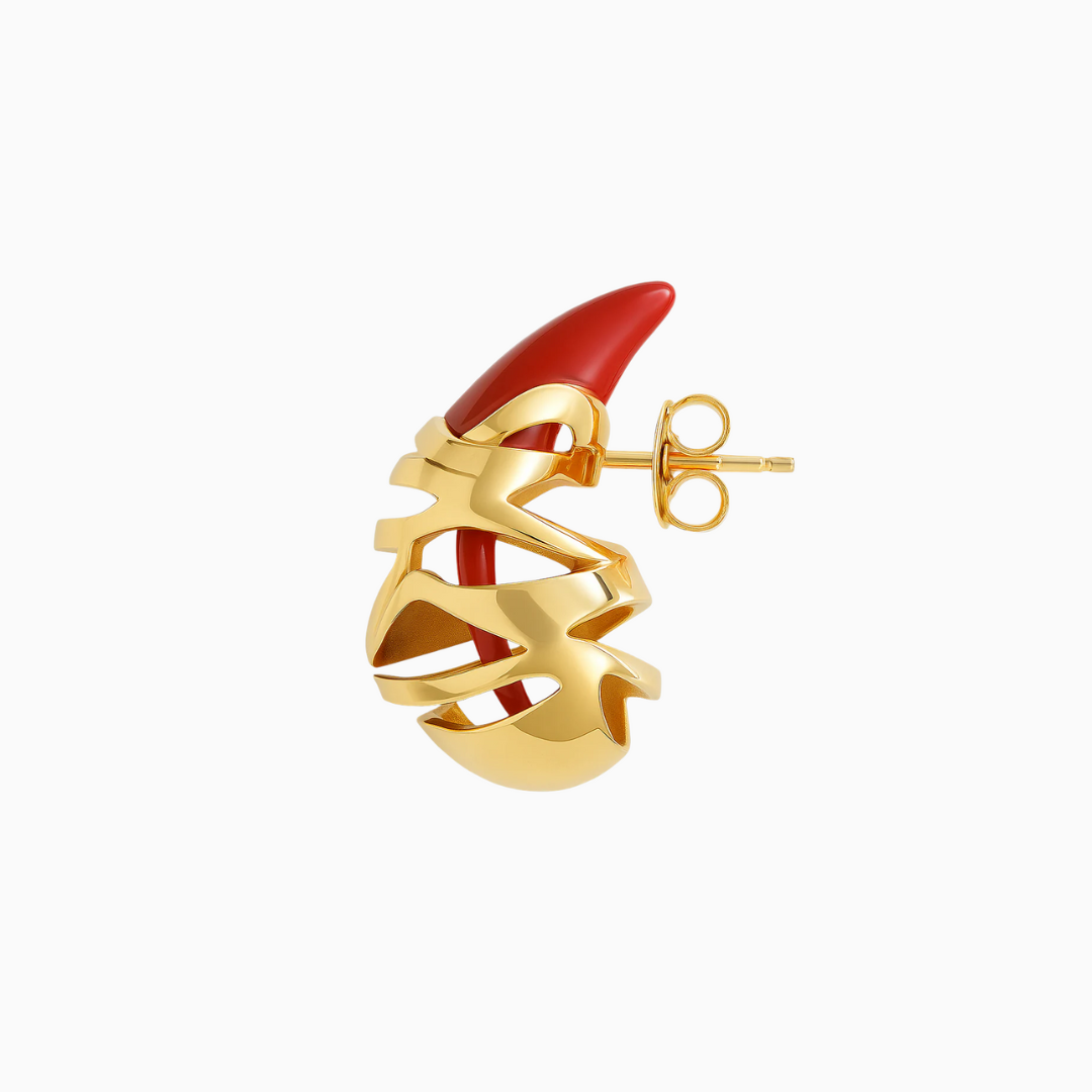 Crimson Flame Earrings – FIORENE