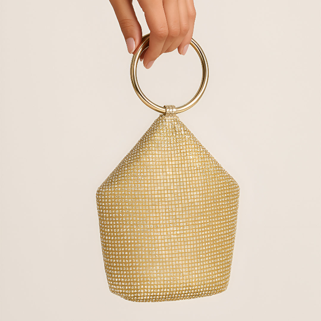 Crystal Glimmer Ring Bag – FIORENE