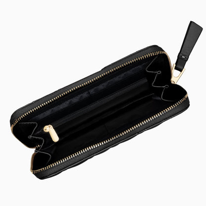 Midnight Quilted Wallet – FIORENE
