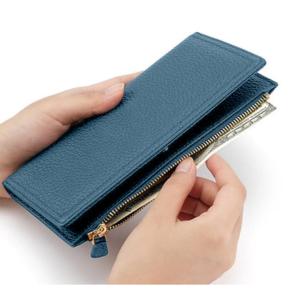 Black Pebble Slim Wallet – FIORENE