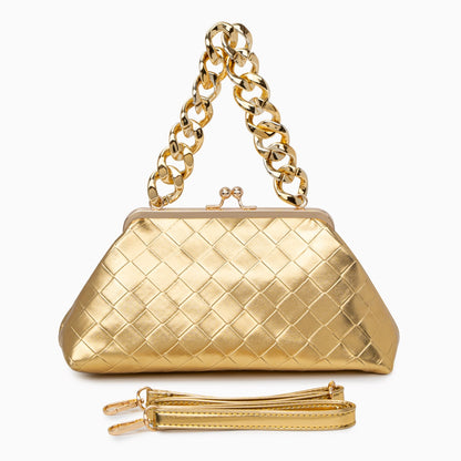 Gilded Echo Shoulder Bag – FIORENE