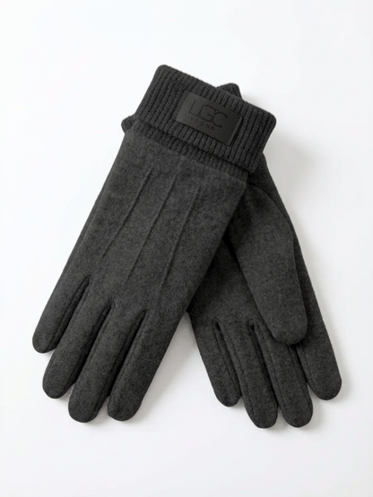 Cashmere Taupe Touchscreen Elegance Gloves – FIORENE