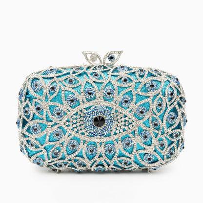 Mystic Azure Gaze Clutch – FIORENE