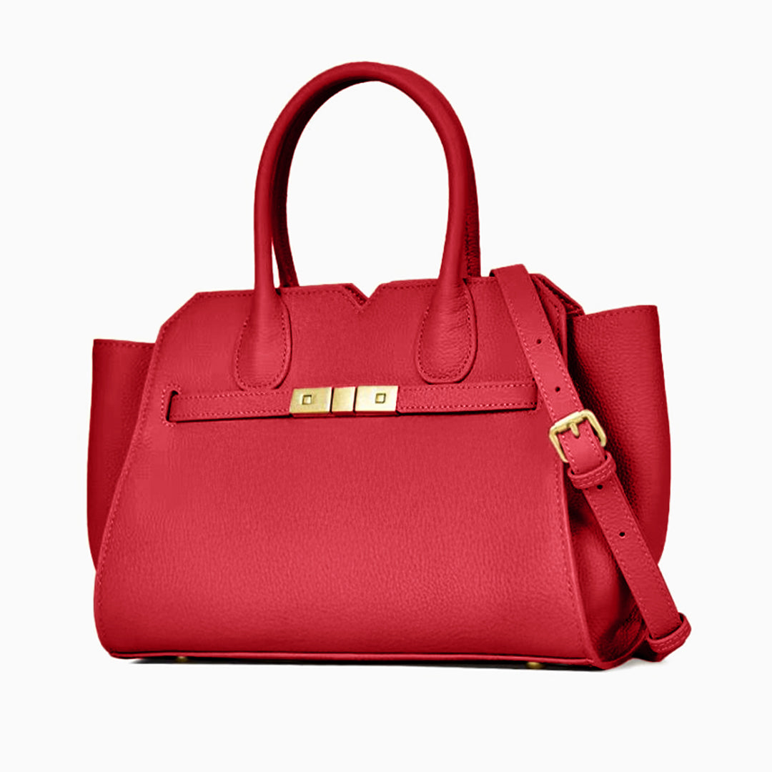 Soft Taupe Structure Tote Bag – FIORENE