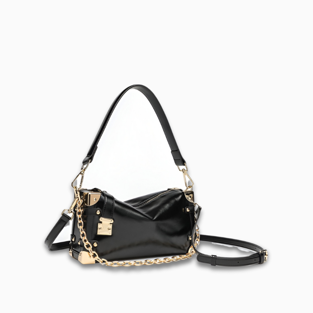 Luxe Lock Chain Bag – FIORENE