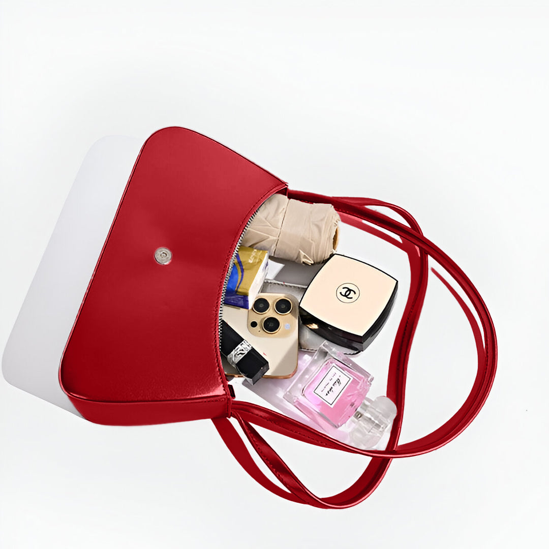 Scarlet Bow Charm Handbag - FIORENE