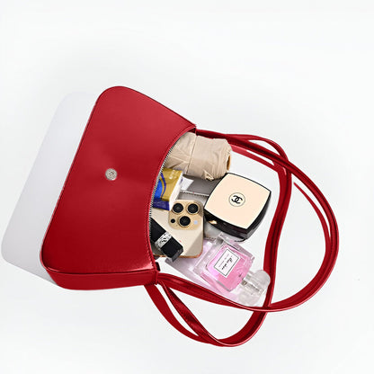 Scarlet Bow Charm Handbag - FIORENE