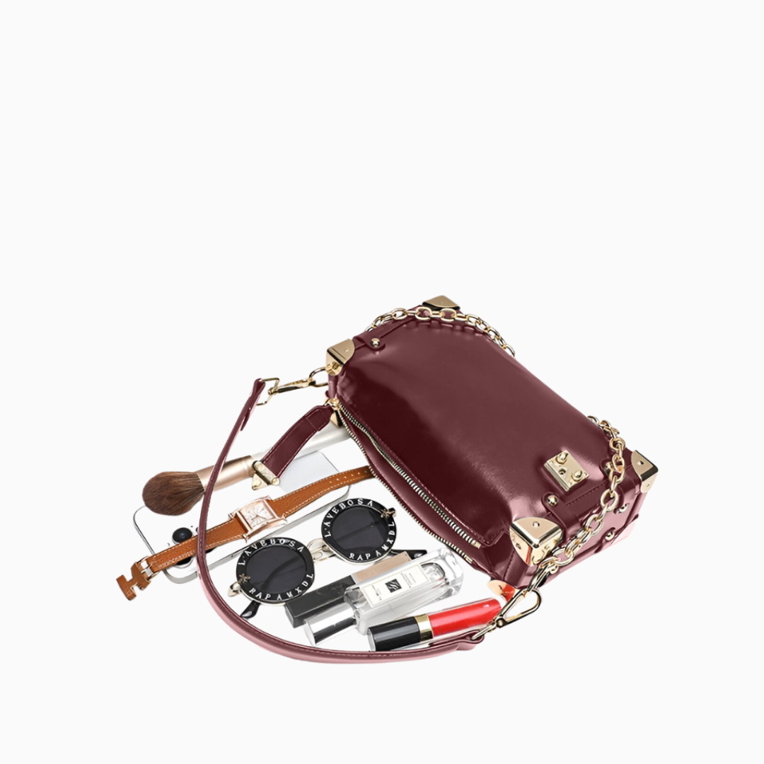 Luxe Lock Chain Bag – FIORENE