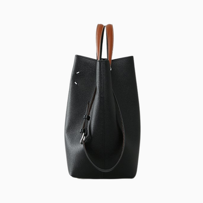 Structured Midnight Shoulder Bag – FIORENE
