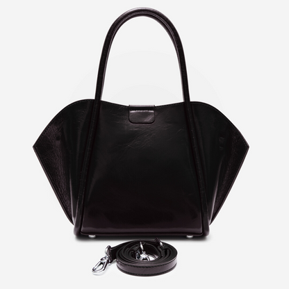 Crimson Angle Gloss Shoulder Bag – FIORENE