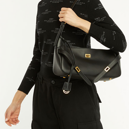 Midnight Belted Shoulder Bag – FIORENE