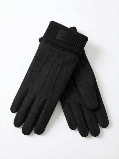 Cashmere Taupe Touchscreen Elegance Gloves – FIORENE