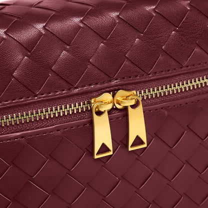 Woven Boxy Crossbody Bag - FIORENE