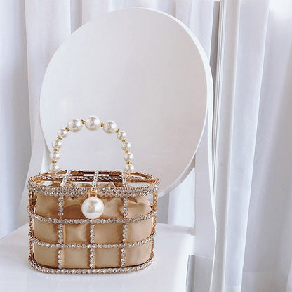 Vienna Pearl Cage Handbag – FIORENE