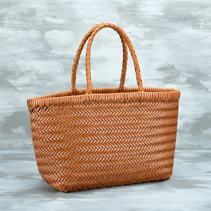 Woven Beach Tote Bag - FIORENE