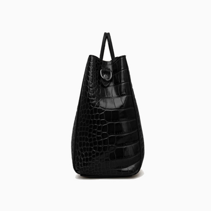 Crocodile Square Handle Tote Bag – FIORENE