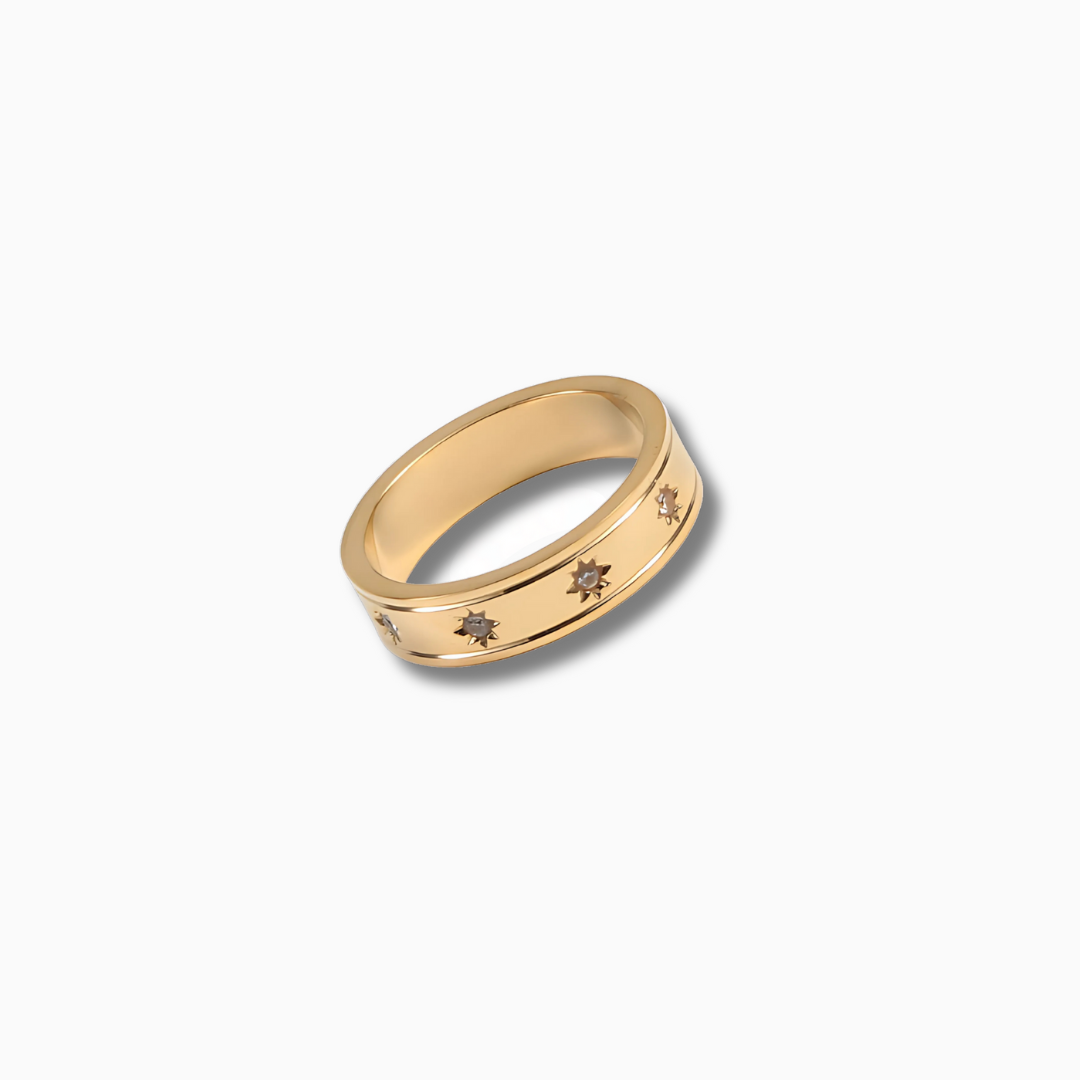 Stellar Gold Ring – FIORENE