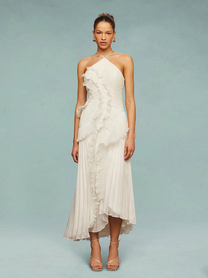 Mirelle Lilac Cascade Maxi Dress