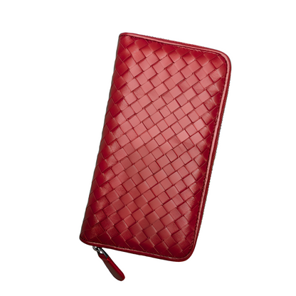 Charcoal Weave Wallet – FIORENE