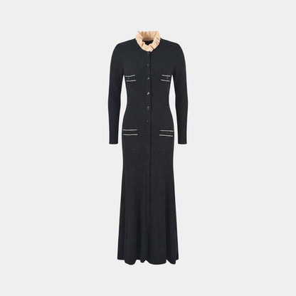 Ribbed Knit Maxi Dress – FIORENE