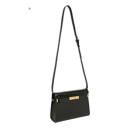 Midnight Gold Lock Crossbody – FIORENE