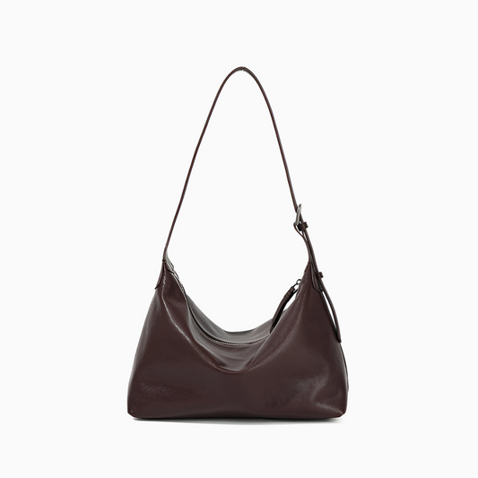 Merlot Crescent Shoulder Bag – FIORENE