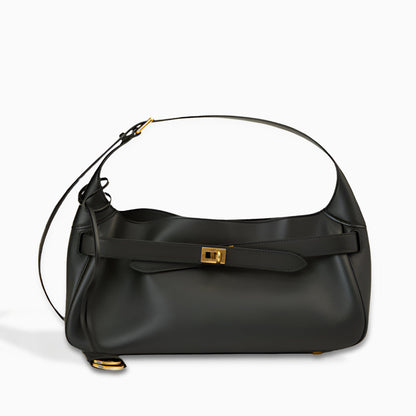 Midnight Belted Shoulder Bag – FIORENE