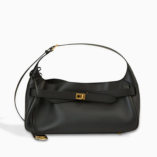 Midnight Belted Shoulder Bag – FIORENE
