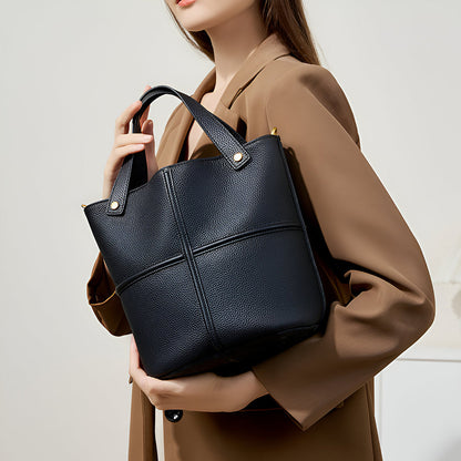 Chestnut Line Bucket Shoulder Bag – FIORENE