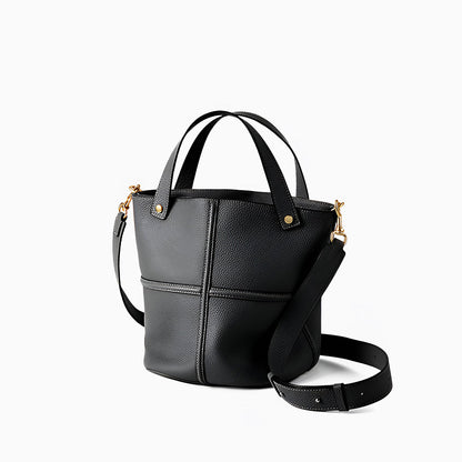 Chestnut Line Bucket Shoulder Bag – FIORENE