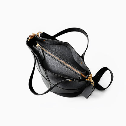Chestnut Line Bucket Shoulder Bag – FIORENE
