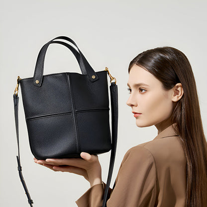 Chestnut Line Bucket Shoulder Bag – FIORENE