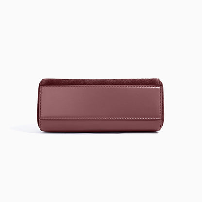 Merlot Velvet Handbag – FIORENE